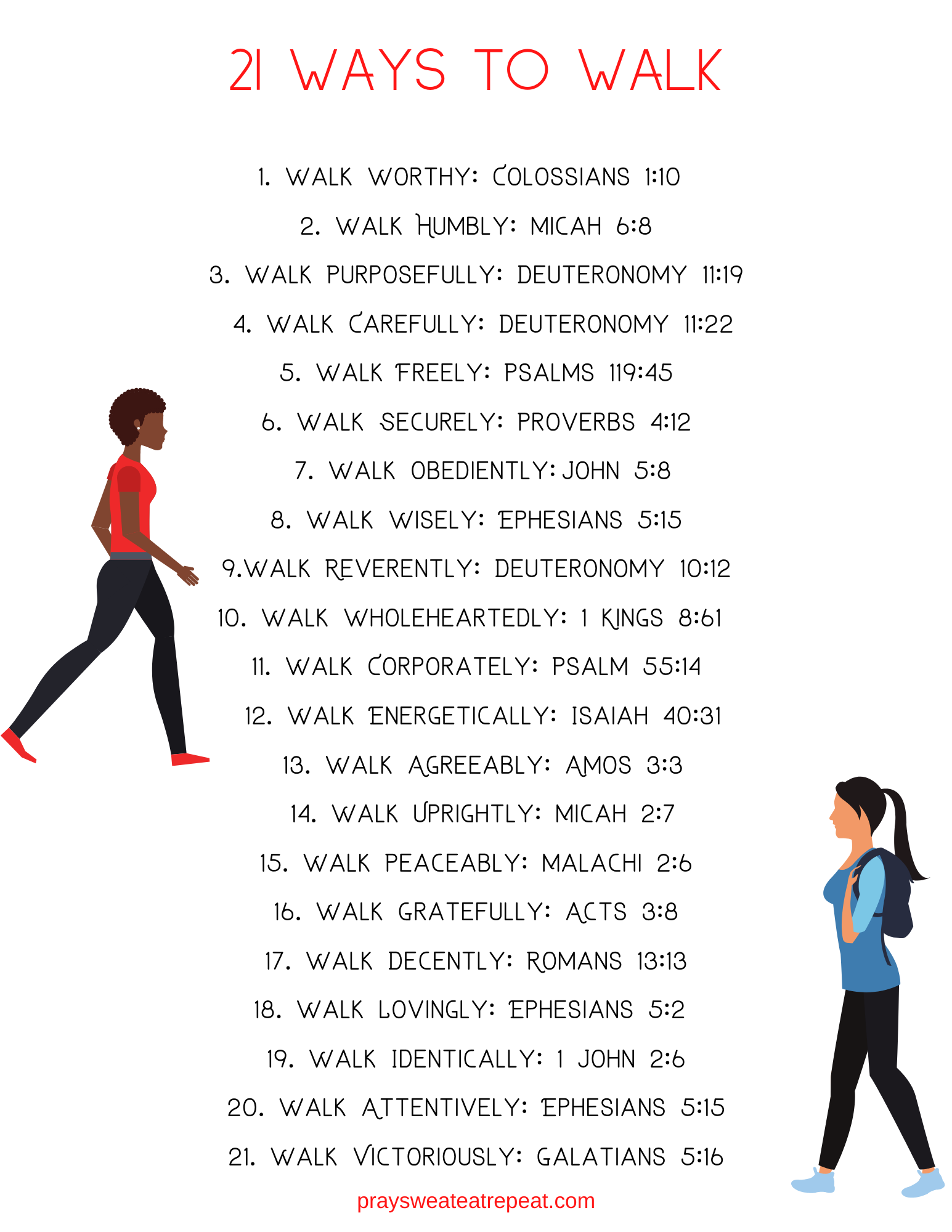 21 Ways to Walk