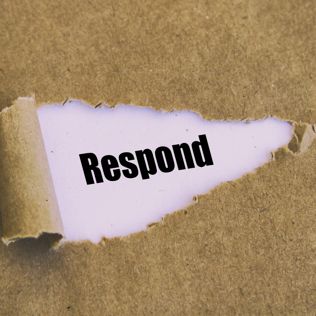react or respond